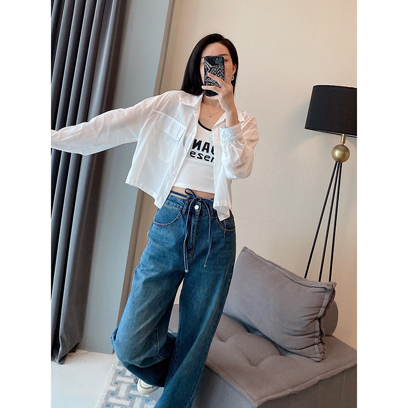 性感短款背心时尚套装薄款防晒衬衫外套女2022新款秋季欧洲站欧货