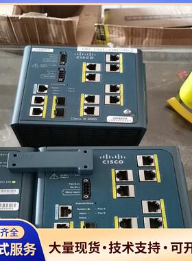 CISCO思科8口工业交换机两台IE-3000-8TC议价0