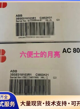 ABB通讯卡件 CI853K01 3BSE018103R1