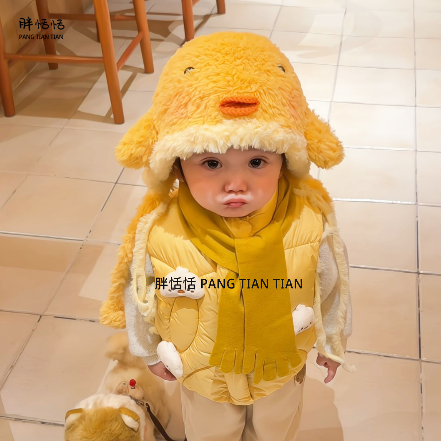 冬季超萌加厚宝宝保暖护耳毛绒帽