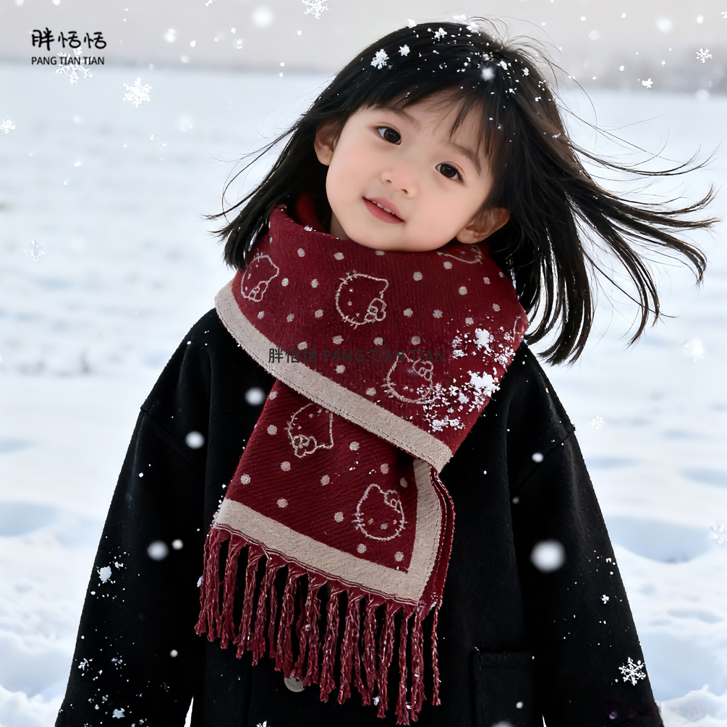 儿童围巾秋冬季女孩外出保暖围脖韩版加厚女宝宝护颈防风羊绒长巾,童装/婴儿装/亲子装,围巾,淘宝优惠券,粉丝福利购,淘宝优惠卷