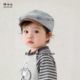 婴儿童牛仔贝雷帽男孩遮阳百搭鸭舌帽 时尚 男宝宝帽子春秋薄款 韩版
