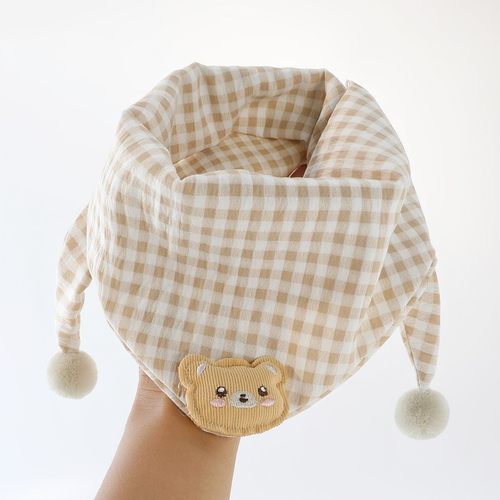 秋冬可爱洋气亲肤保暖围脖三角巾