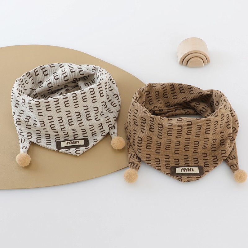 秋冬儿童宝宝保暖防风围脖三角巾