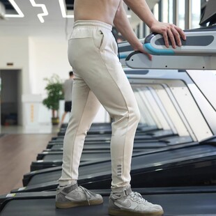 秋冬季运动长裤男健身房专用宽松休闲跑步训练速干裤保暖骑行裤子