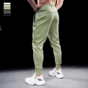 2025秋冬运动长裤男健身房专用束脚裤子速干透气跑步足球训练卫裤