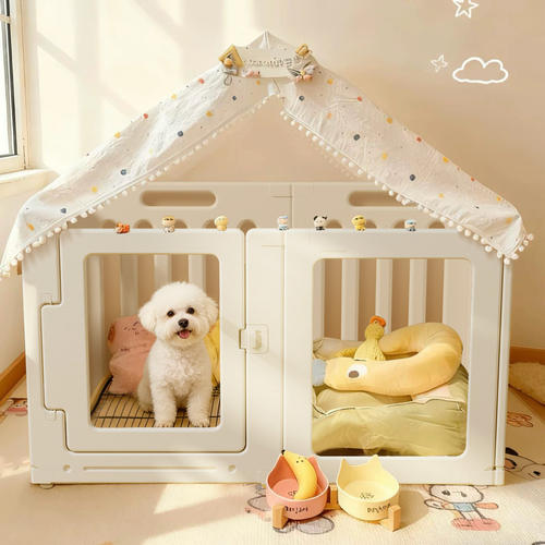 狗笼子宠物围栏全景透明中小型犬