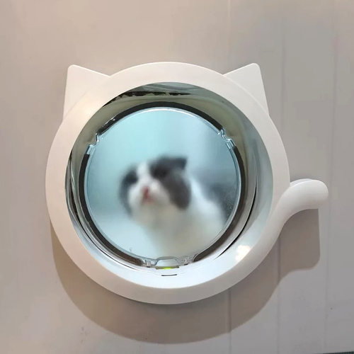 猫门自由出入门洞宠物猫咪小狗狗