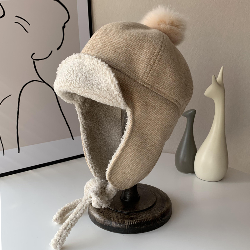 飞行帽女冬天保暖护耳雷锋帽