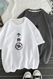 DX17070-P25纯宽松短袖t恤男大码五分袖男半袖男港风，男装T恤，电商A040