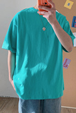 DX17099-P20纯色纯棉短袖t恤男短袖男大码宽松半袖男，男装T恤，电商A040
