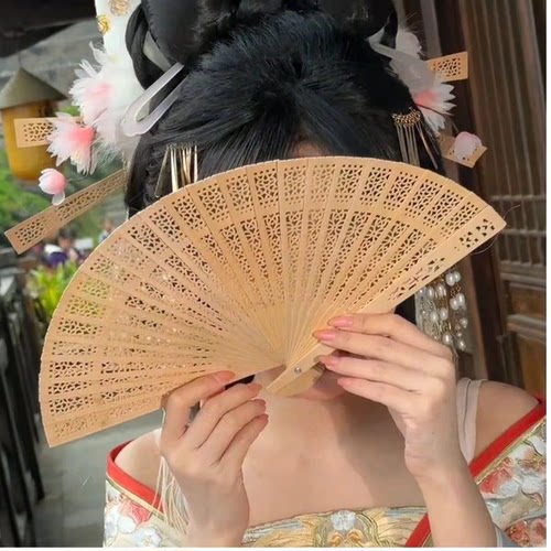 你的三三崽新中式国风扇子古风扇