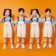 六一小学生啦啦操演出服幼儿园儿童舞蹈啦啦队背带裤 合唱表演服装