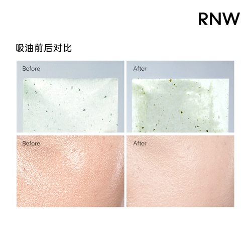 Rnw маслопоглощающая бумага портативная маслопоглощающая с двойным эффектом контроль жирности лица освежающая жироудаляющая матовая неабсорбирующая подходит для мужчин и женщин