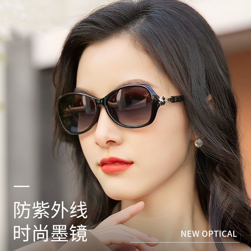 2025新款墨镜女款适合方圆脸时尚高级感太阳镜显脸小防紫外线专用