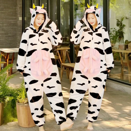 万圣节儿童可爱搞怪奶牛cos服秋3
