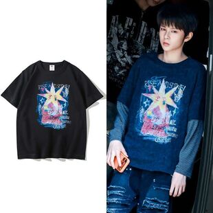 我们的少年时代2陈思罕出妆同款私服纯棉短袖T恤男女夏季重磅宽松