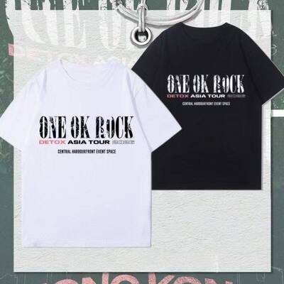 ONEOKROCK摇滚乐队oor2026年香港演唱会周边T恤音乐节短袖艺术流