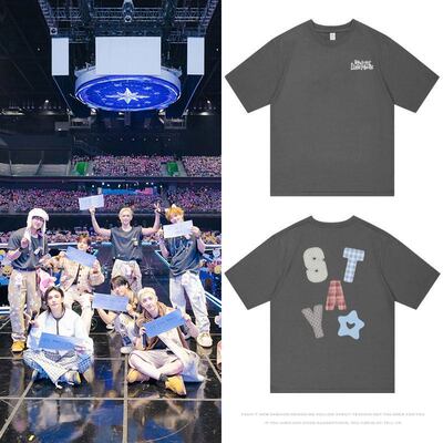 straykids2026FM演唱会周边同款短袖T体恤纯棉印花打底衫男女上衣