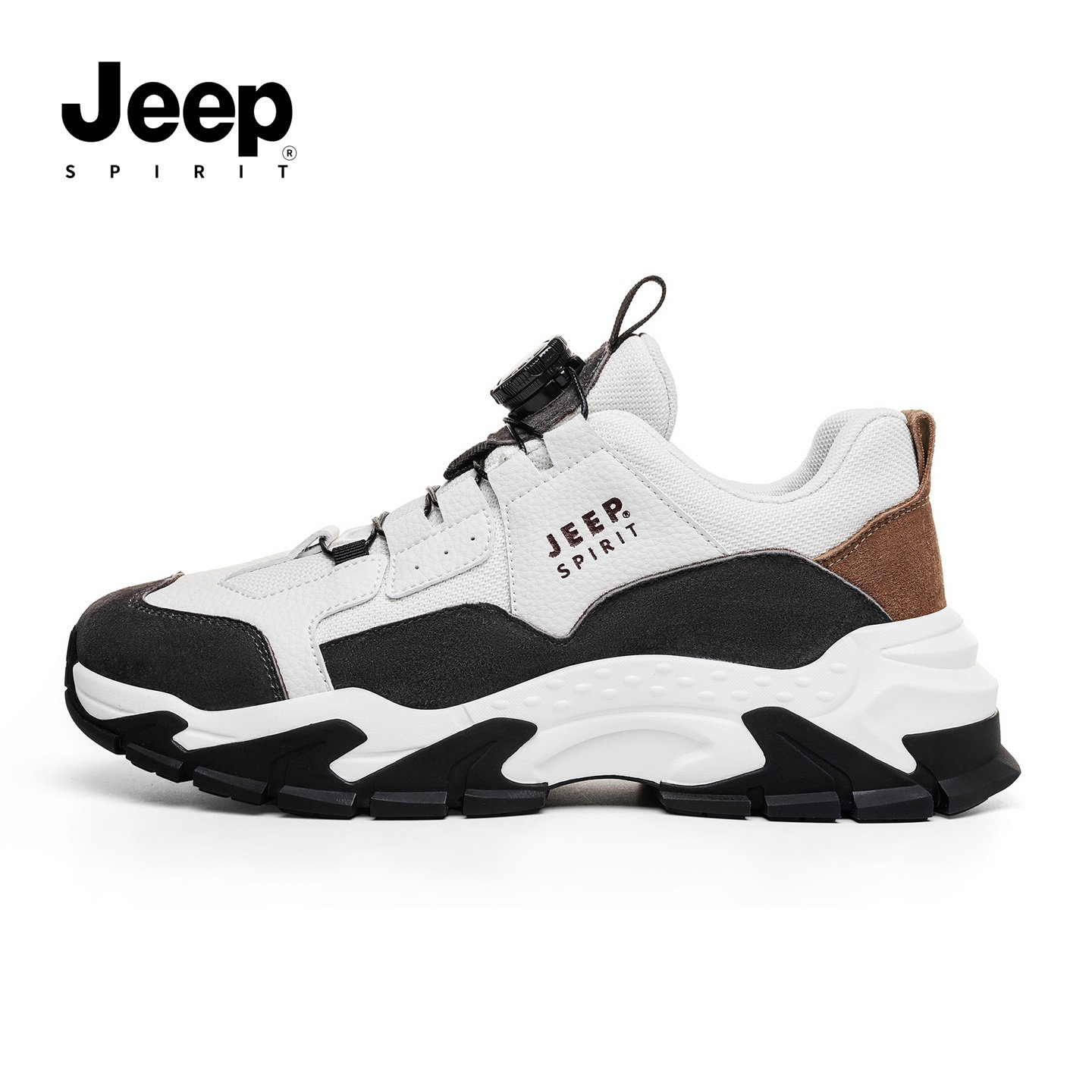 jeepspirit吉普男鞋轻量化老爹鞋男2026新款春季男士男款鞋懒人鞋,流行男鞋,老爹鞋,淘宝优惠券,粉丝福利购,淘宝优惠卷