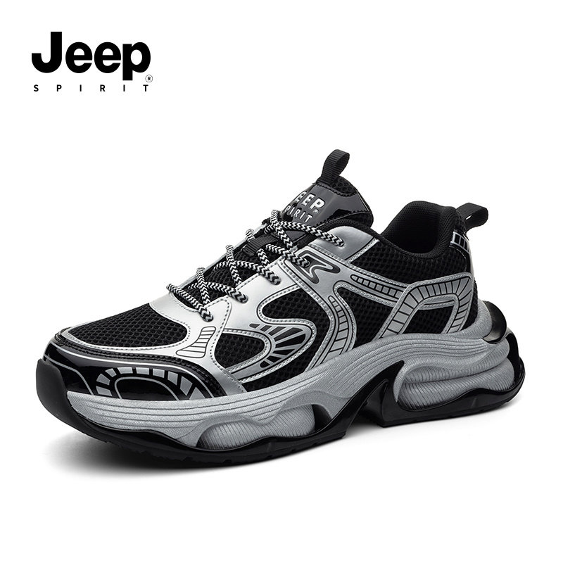 jeepspirit吉普男鞋增高老爹鞋男2026春季男士厚底鞋男款休闲鞋男,流行男鞋,老爹鞋,淘宝优惠券,粉丝福利购,淘宝优惠卷