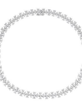 APM Monaco 密镶项圈满钻锁骨链时尚百搭气质新款送女友生日礼物