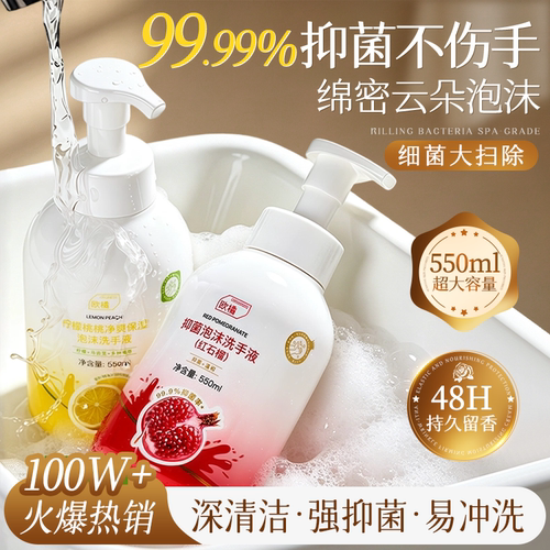 99.9%抑菌不伤手|泡沫洗手液NO.I