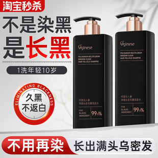 何首乌洗发水侧柏叶纯植物膏露养变黑发神器去屑止痒控油正品 品牌