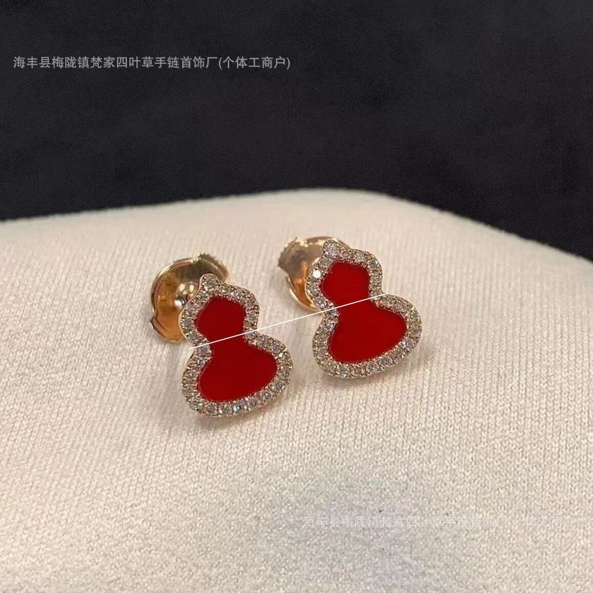 麒麟国潮葫芦耳钉女福禄耳饰