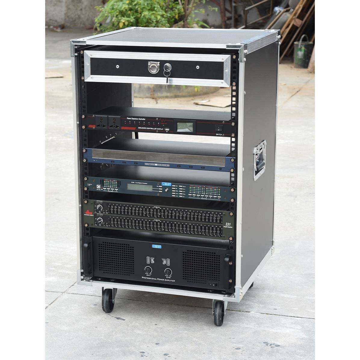 简易专业一个也可定制8U12U16U航空箱机柜功放柜家用演出户外