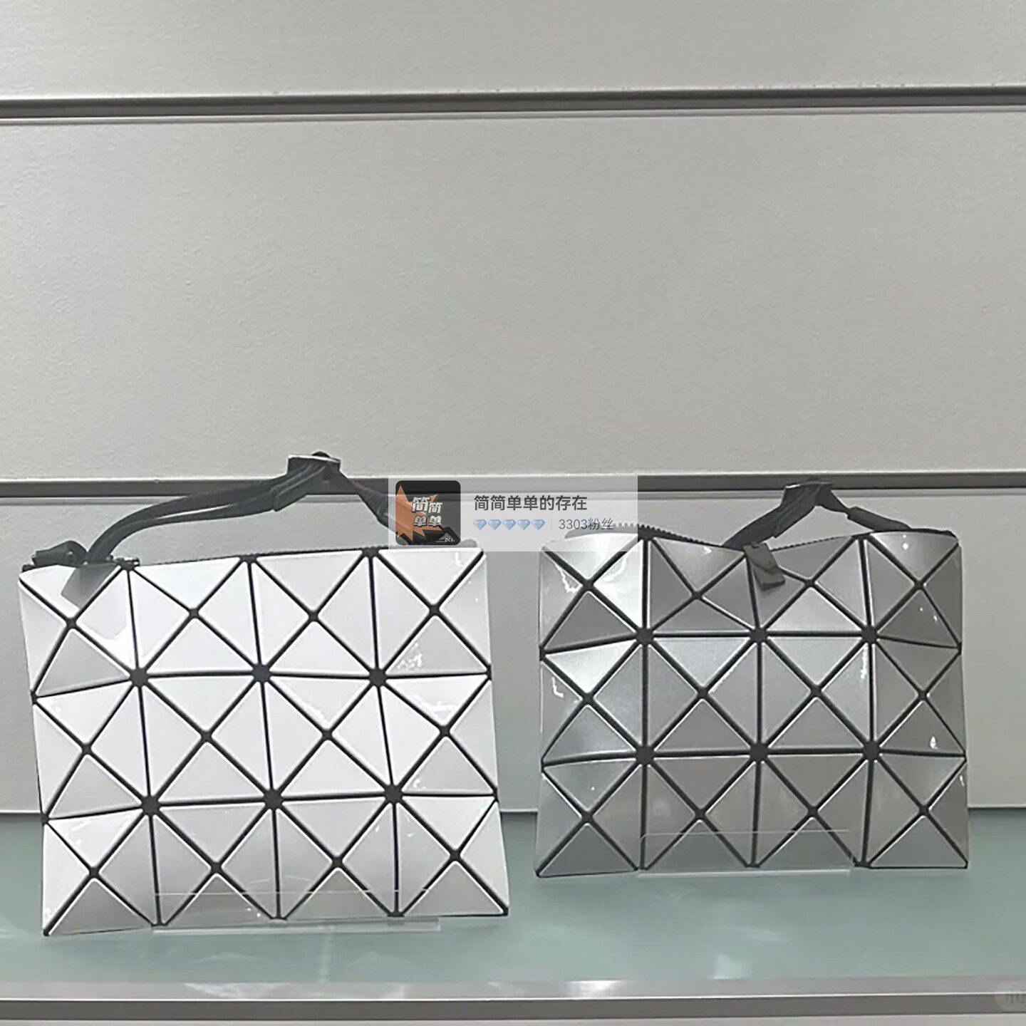日本菱格包Lucent3×4格单肩斜挎包女哑光纯色休闲情侣款时尚小包