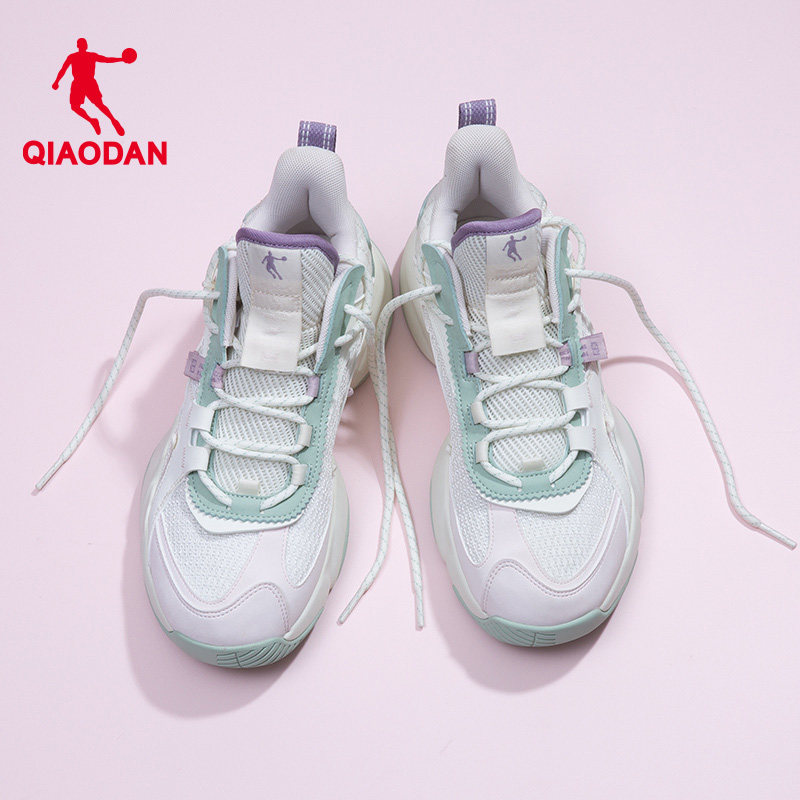 中国乔丹篮球鞋女2025春秋新款轻便减震实战球鞋网面透生运动鞋女