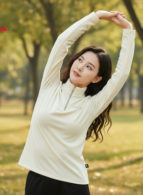 乔丹女长袖T恤衫2025年秋季新款运动休闲服商场同款QDFTL2254447