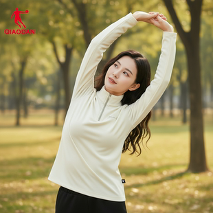 运动休闲服商场同款 乔丹女长袖 新款 2025年秋季 QDFTL2254447 T恤衫