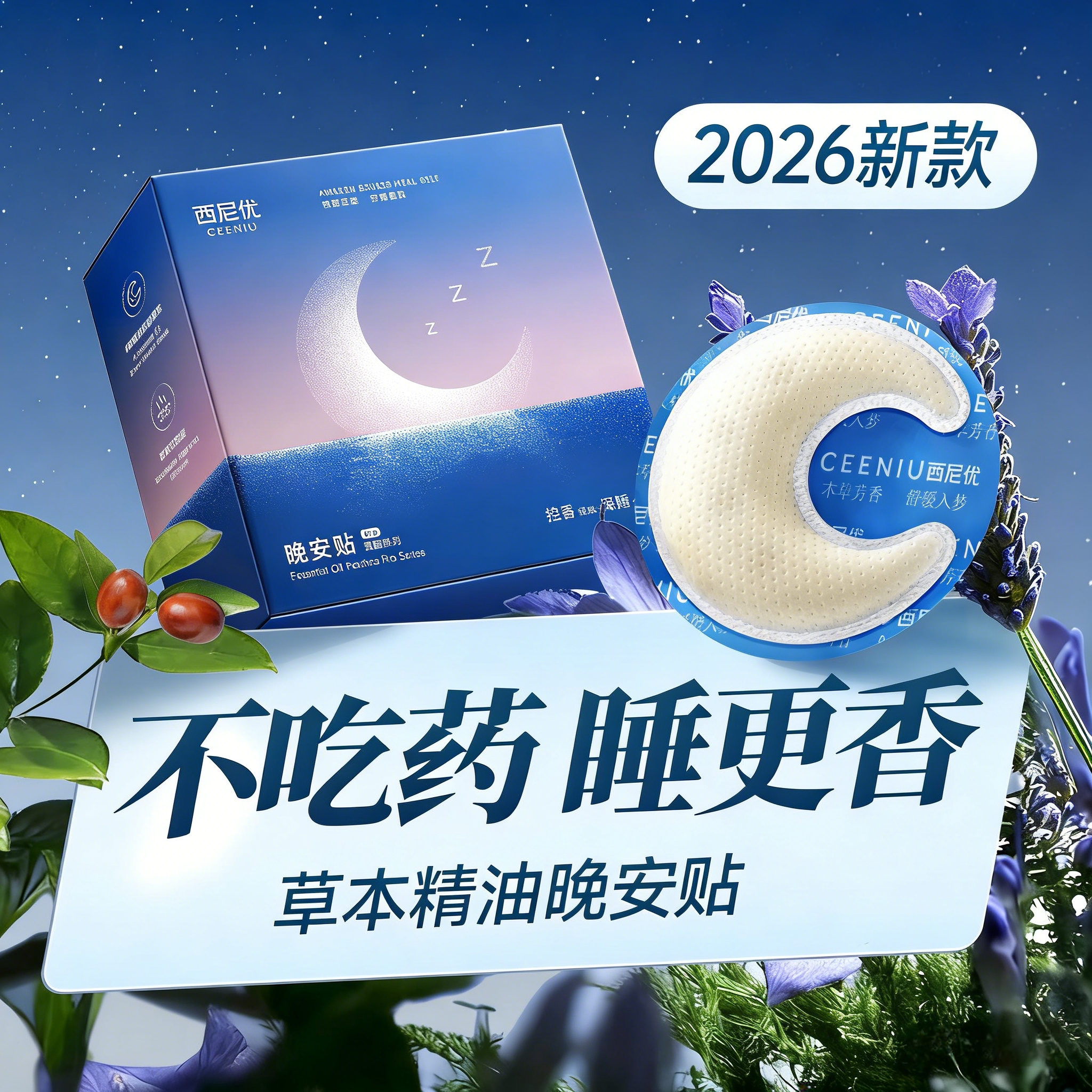 【睡眠推荐】自然健康睡眠晚安贴图片