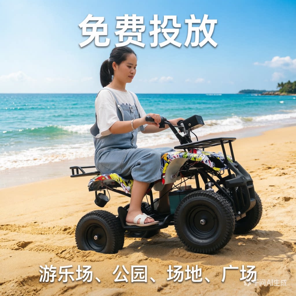 四轮越野摩托电动沙滩车