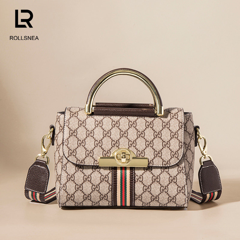 ROLLSNEA/劳斯尼亚ROLLSNEA2020新款小众时尚印花百搭手提斜跨包