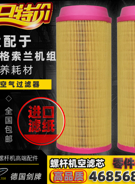 英格索兰空压机V15/18/22保养耗材配件空滤芯46856837空气过滤器