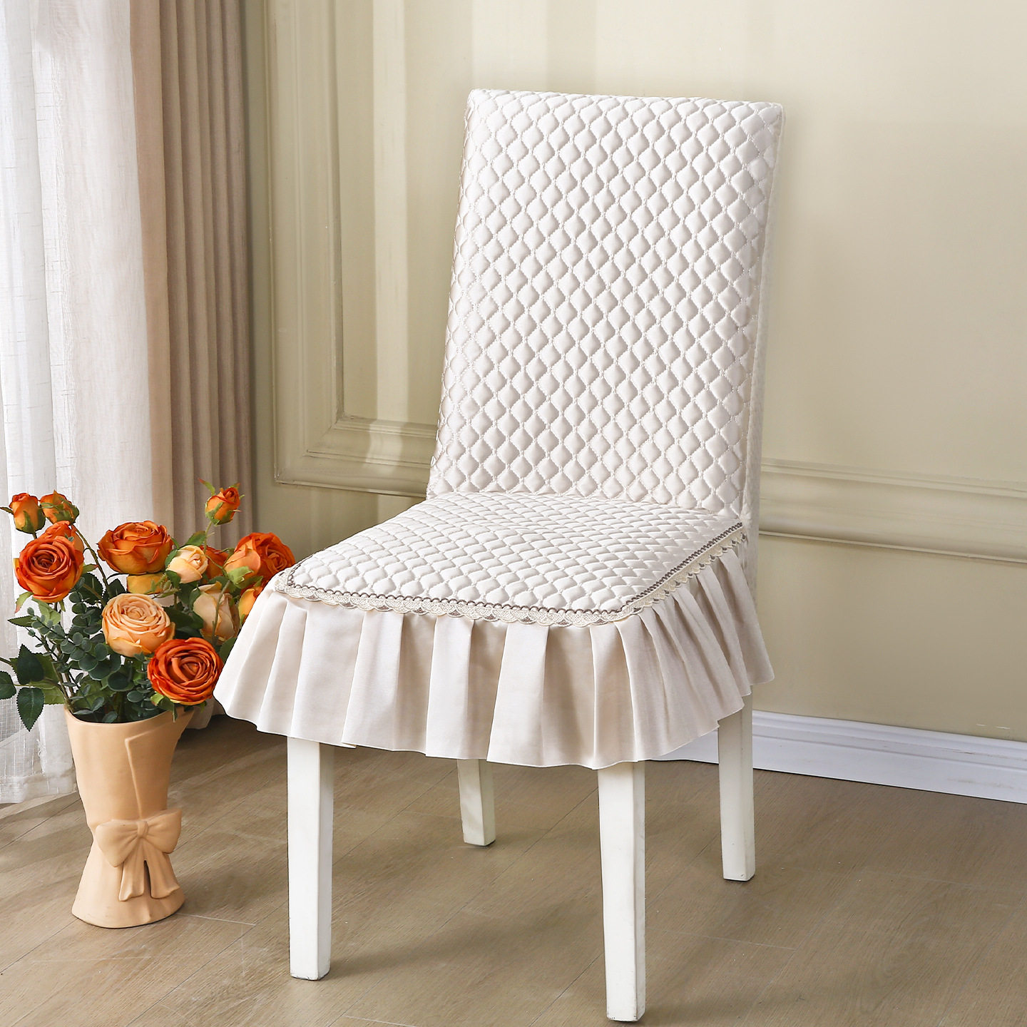 椅子套罩全包弹力加厚棉防滑中式木皮餐椅套坐垫椅垫凳子布艺连体,居家布艺,椅套/椅垫,淘宝优惠券,粉丝福利购,淘宝优惠卷