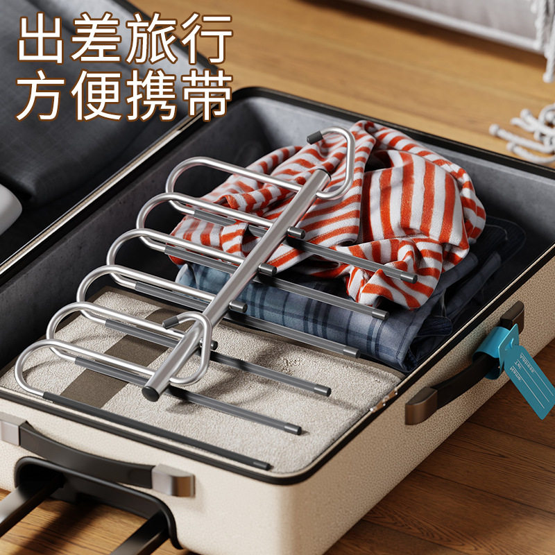 衣柜折叠多层裤架多功能衣橱围巾领带收纳架家用衣帽间整理挂衣架,住宅家具,伸缩衣/裤架,淘宝优惠券,粉丝福利购,淘宝优惠卷