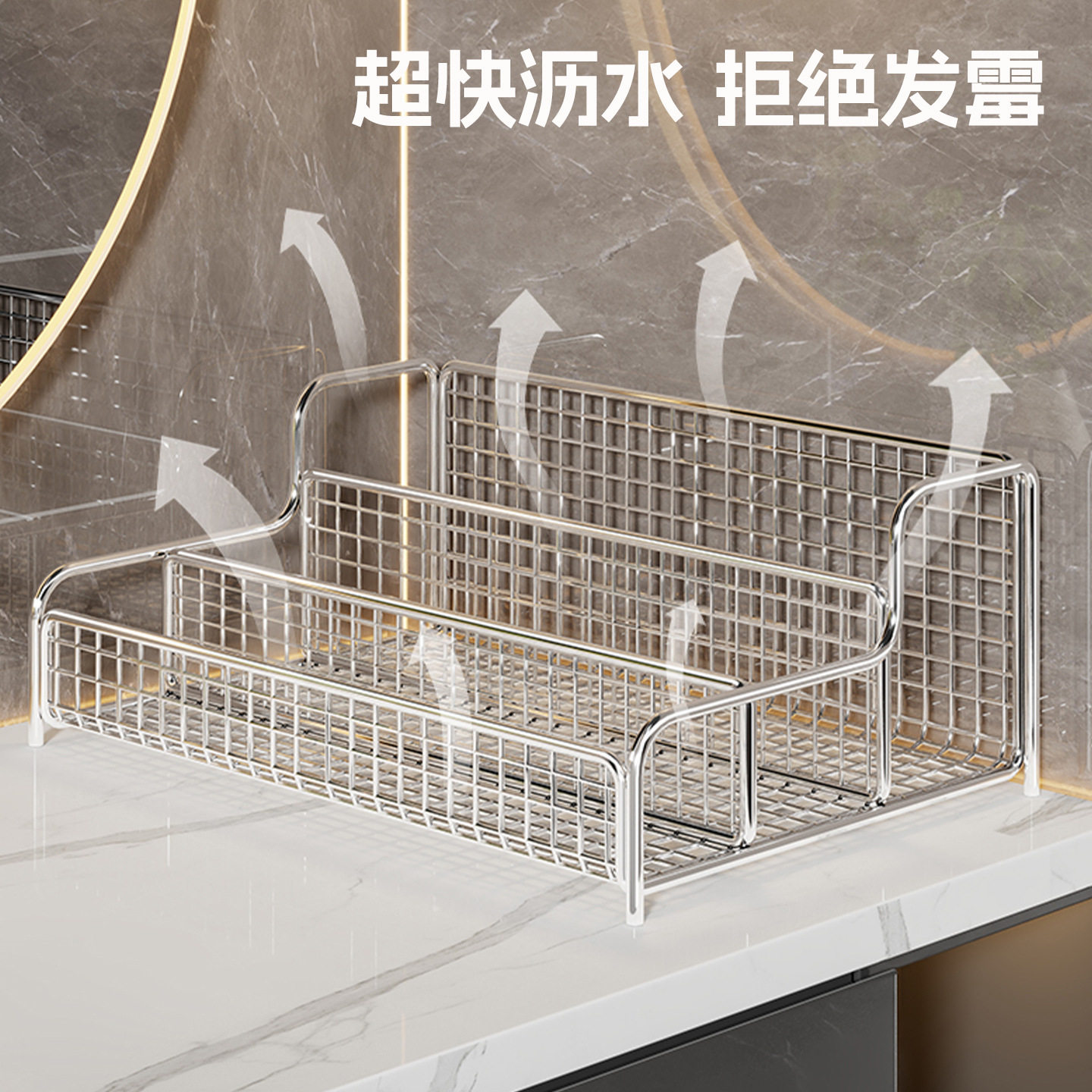 卫生间置物架浴室洗漱台面化妆品洗脸池边上多功能牙刷牙膏收纳架,家庭/个人清洁工具,智能牙刷架,淘宝优惠券,粉丝福利购,淘宝优惠卷