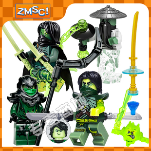 收藏款乐积木高中国幻影忍者正版摩罗大师幽灵季全套人仔庇护之剑