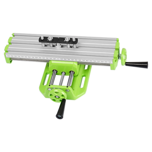 重型精密十字平口钳台虎钳钻床变铣床双向移动台钳工作台电钻支架