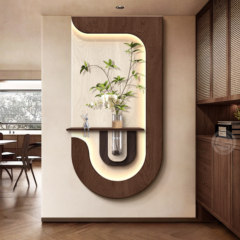 中古风入户玄关装饰画复古高级感走廊过道挂画进门造景墙面壁灯画,家居饰品,现代装饰画,淘宝优惠券,粉丝福利购,淘宝优惠卷