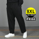 子男士 九分裤 加肥加大直筒300斤秋冬 男款 胖子加绒裤 男大码 休闲裤