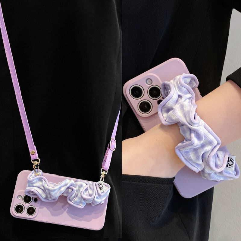 适用于苹果背带手提斜挎手机壳