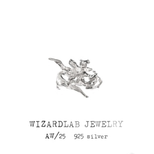 WIZARDLAB原创设计丨草药系列 高级感纯银首饰「忘忧草」萱草戒指