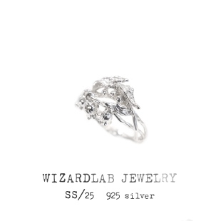 WIZARDLAB原创设计丨草药系列 手工雕蜡 高级感纯银「铃兰」戒指