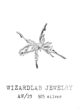 WIZARDLAB原创设计丨“启毓” 联名款 高级感纯银「枯叶蝶」戒指