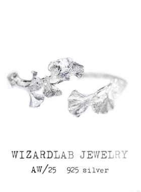 WIZARDLAB原创设计丨手工雕蜡 高级感小众纯银首饰「银杏」手镯